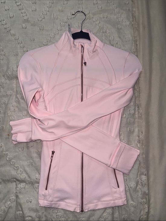 lululemon athletica Jackets & Blazers - Lululemon Pink Pearl with rose gold zipper define jacket